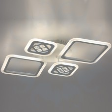 Люстра Elight 7856 2+2 108W WHITE LED 3000K-6500K ПДУ D750*500